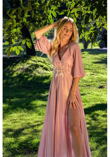 MISS MAX LAMINATED CHIFFON DRESS MISS MAX | dress | 6470105